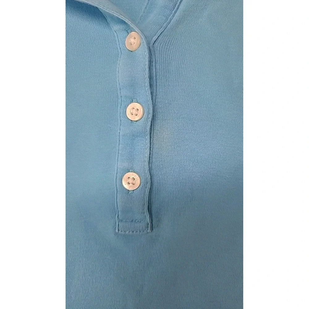 Lauren Ralph Lauren Womens Polo‎ Shirt Small Aqua Blue READ